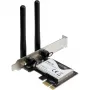 Inter-Tech DMG-32 - ingebouwd - draadloos - PCI Express - Wi-Fi - 650 Mbit/s - zwart - zilver (88888148)