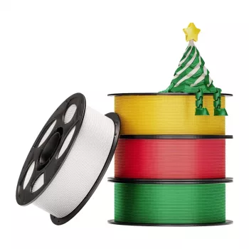 PLA-filament-set AnyCubic Christmas — 4 stuks, PLA-materiaal, gemengde kleuren