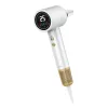 Haardroger DENVER HDD-1400W, 1400 W, wit, 110–240 V, 1,8 m kabel, 25–75 °C, 70×89×280 mm