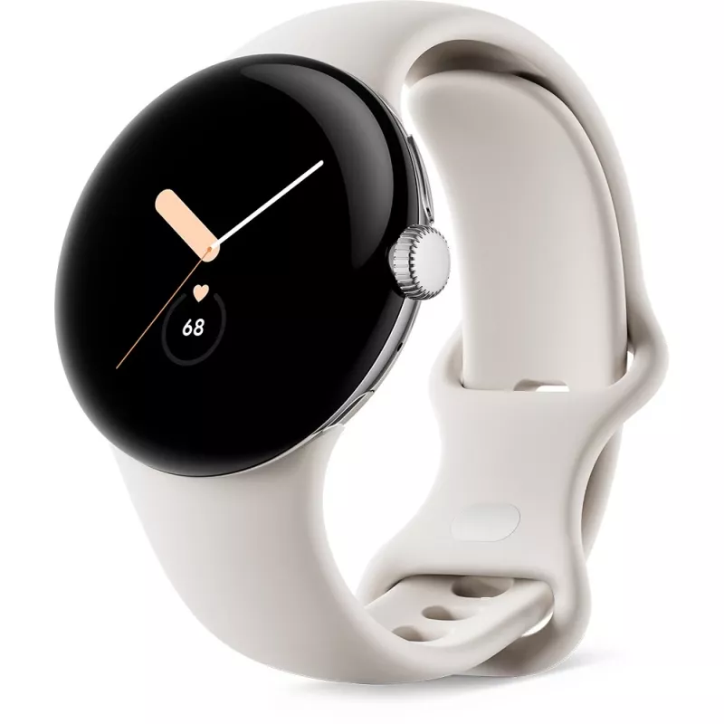 Google – Horlogeband voor smartwatch – Klein / Groot – Krijt – voor Google Pixel Watch (GA03264-WW)