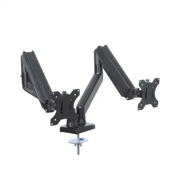 Monitor tafelbeugel ART RAMM UM-116 voor 2 monitoren 13–32 inch, in hoogte verstelbare dubbele armbeugel
