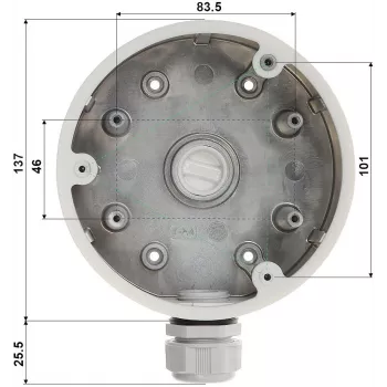 Montagebeugel Hikvision DS-1280ZJ-PT6