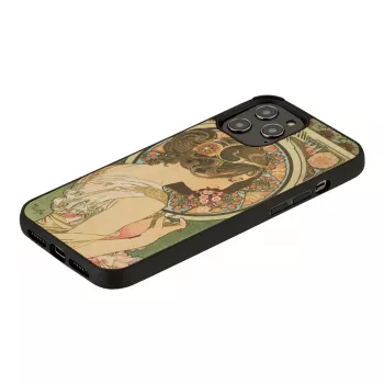 Telefoonhoes man and wood voor iPhone 12 Pro Max – Primel zwart