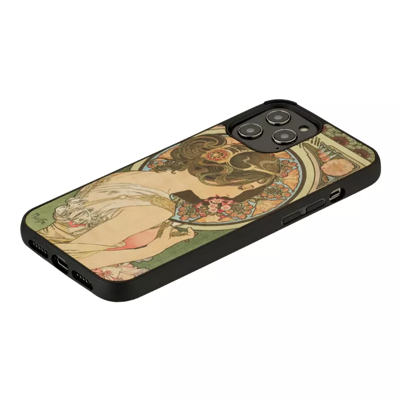 Telefoonhoes man and wood voor iPhone 12 Pro Max – Primel zwart