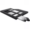 ICY DOCK - ToughArmor MB852M2PO-B - 2x M.2 NVMe PCIe 4.0 SSD naar 2x OCuLink ultra slim wisselraam