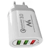 Wandlader MACLEAN MCE479W — 3-poorts USB-snellader, 18W totaalvermogen