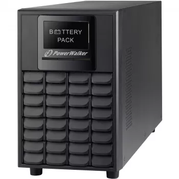 UPS-batterijkast PowerWalker BP A24T-4x9Ah — 4× 12 V 9 Ah, zwart, 126×397×221 mm
