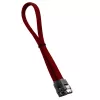 CableMod ModMesh - SATA-kabel - Serial ATA 150/300/600 - SATA (W) naar SATA (W) - 60 cm - Blood Red (CM-CAB-SATA-N60KBR-R)