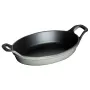 Ovale mini-bak- en ovenschaal Staub 250 ml Grafiet