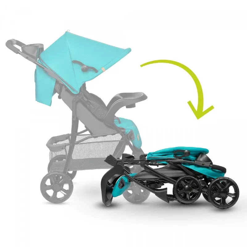Kinderwagen Emma Plus turquoise