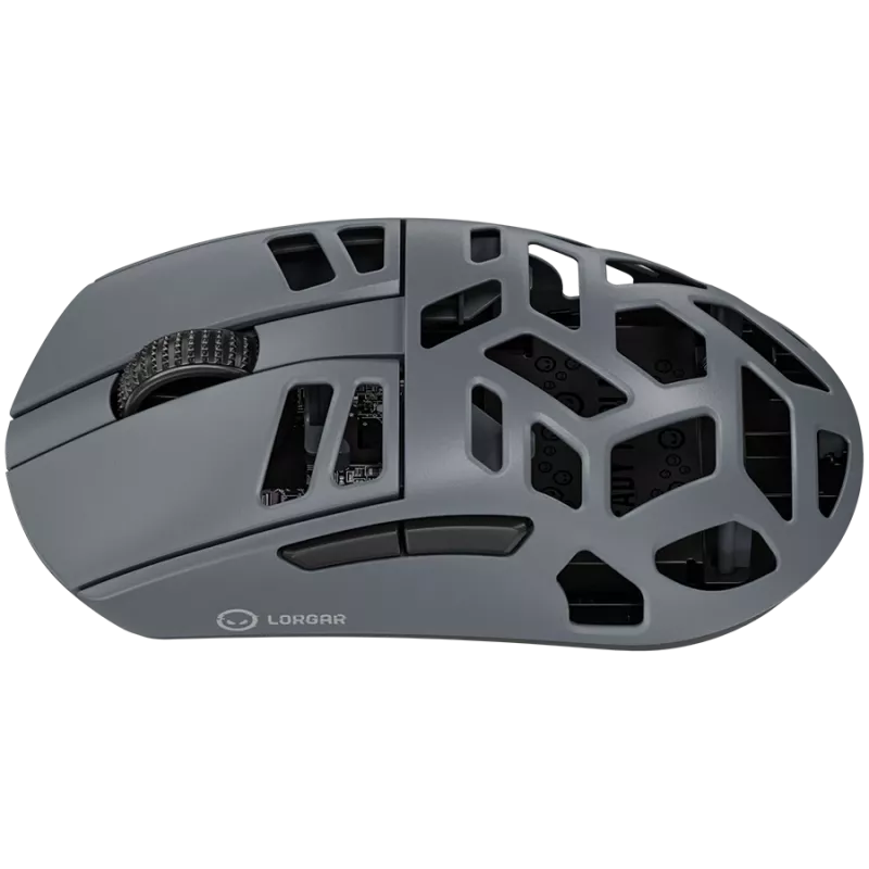 LORGAR MSE90W, magnesiumlegering draadloze gaming-muis Elite, donkergrijs