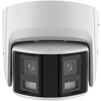 IP-beveiligingscamera Hikvision DS-2CD2346G2P-ISU/SL 4MP turret, 2,8 mm lens, 180° gezichtsveld, IR 30 m, IP67, PoE/DC