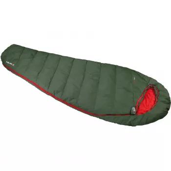 Mumienslaapzak Pak 1000 ECO (donkergroen/rood)