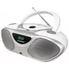 CD-recorder BLAUPUNKT BB14WH — CD-recorder met MP3-weergave, USB, LCD, klok, 2x1 W luidspreker, zilver/wit