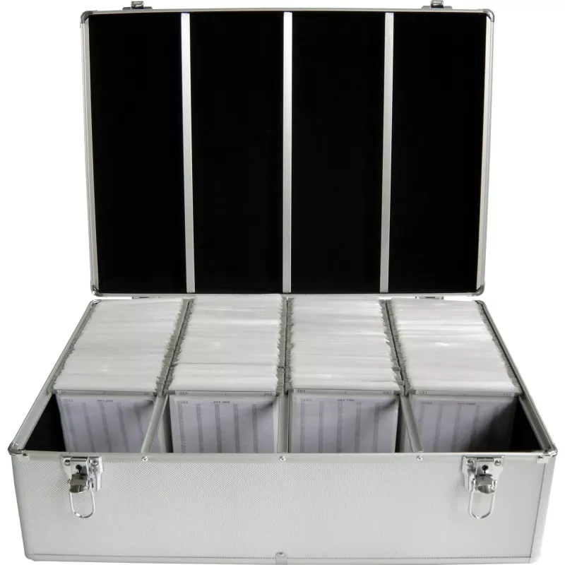 Opbergbox MediaRange BOX78 voor 1000 discs zilver