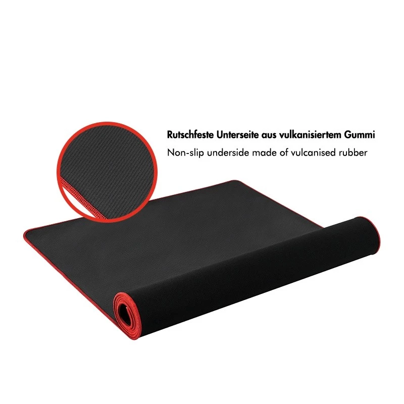 XXXL gaming-muismat, zwart