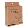 SilverStone FP55 - opslaginbouwadapter - 13,30cm (5,25) naar 3.5 / 2.5 - zwart