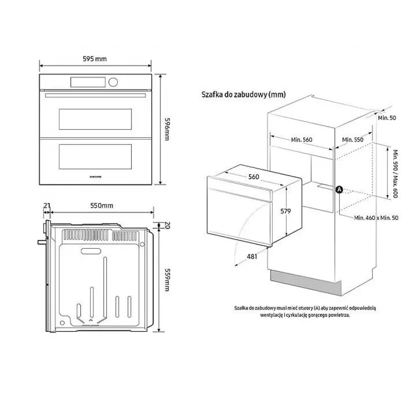 Oven Samsung NV7B41205AK