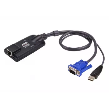 ATEN USB - VGA naar Cat5e/6 KVM-adapterkabel (CPU-module), met Virtual Media-ondersteuning