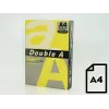 Kleurpapier Double A, 80 g, A4, 500 vel, Lemon