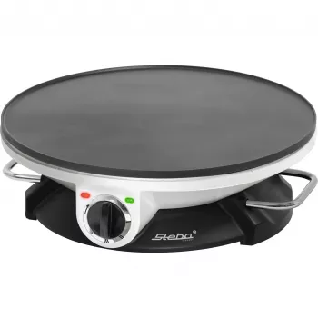 Steba CR 32 - Crêpeplaat - 1,2 kW - Zwart/Wit