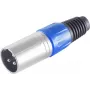 shiverpeaks BASIC-S BS55002-B XLR-stekker, blauw