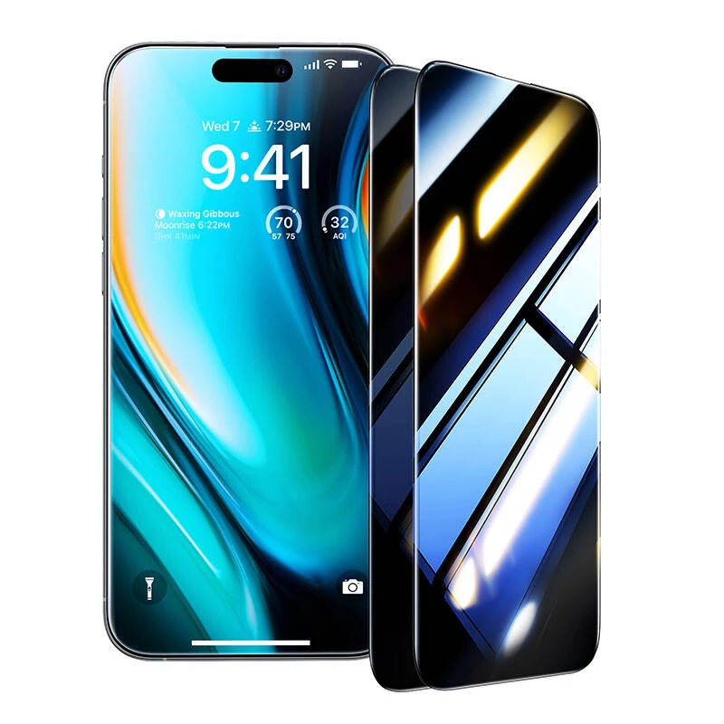 Privacyglas-displayschermbescherming Torras Install Master voor iPhone 16 Plus (model X00FX1563)