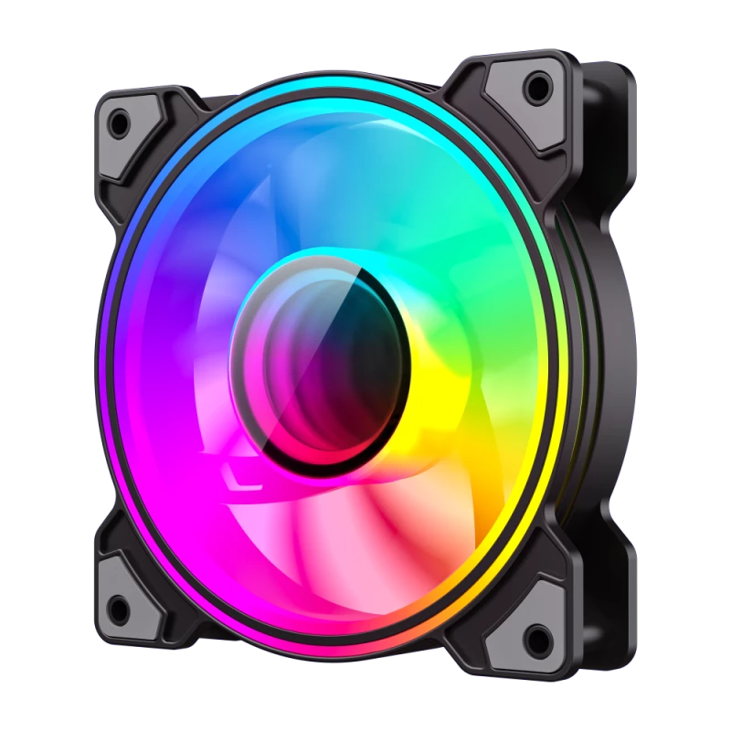 Gamemax | behuizingsventilator | DUAL RING INFINITY | zwart