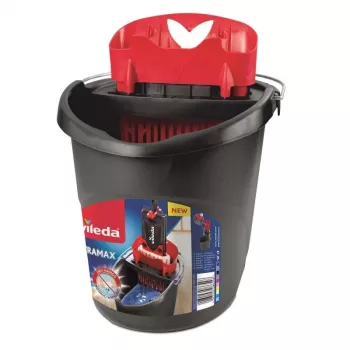 Emmer met mopuitwringer Vileda 157870 — zwart, 10 L, geschikt voor Ultramax & Ultramax XL, 380×300×380 mm