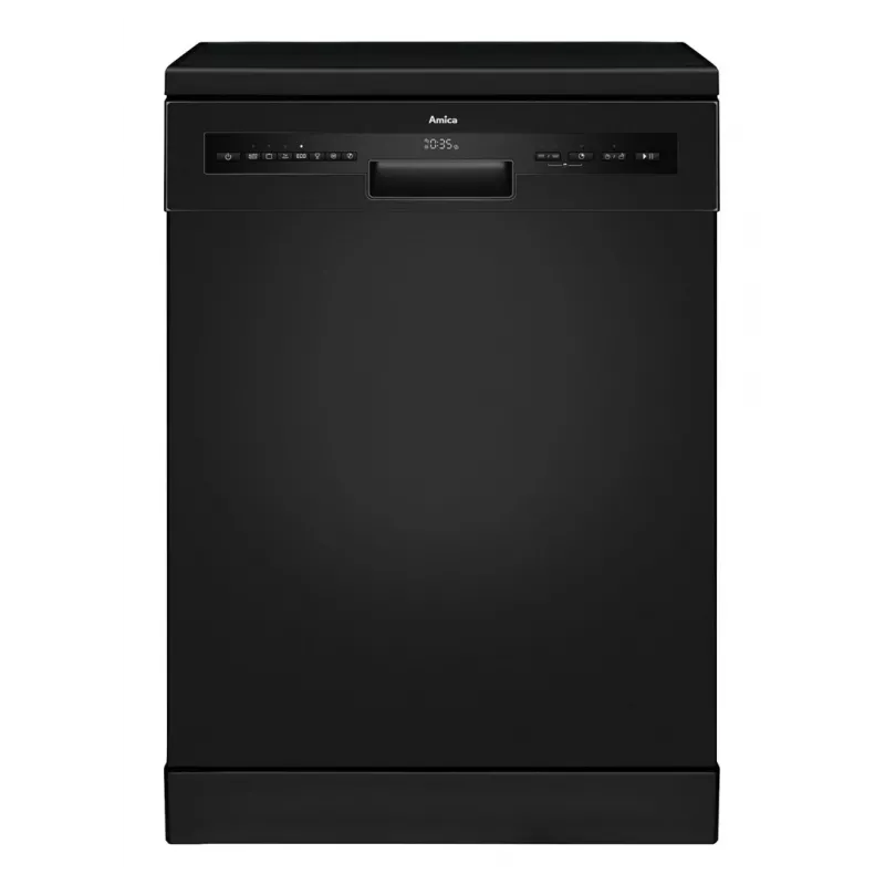 Vrijstaande vaatwasser AMICA MV 637 DCB — 14 couverts, full size 60 cm, invertermotor, 7 programma's, 44 dB
