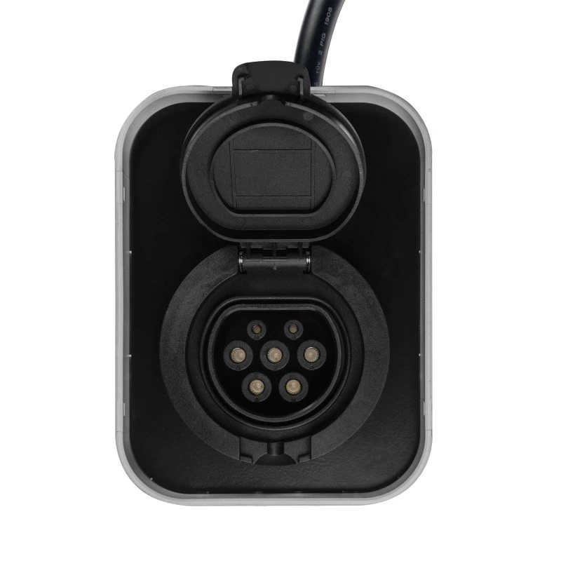 GREEN CELL WALLBOX EV POWERBOX 22KW MET STOPCONTACT & RFID
