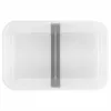 Lunchcontainer ZWILLING FRESH & SAVE 1 l, kunststof met siliconenafdichting, grijs/wit