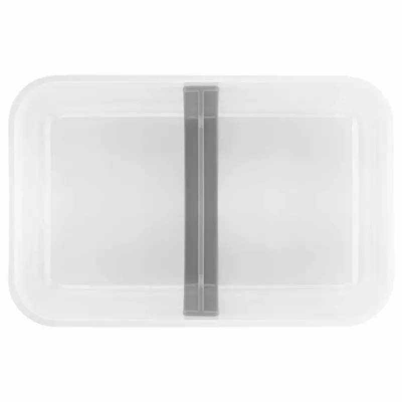 Lunchcontainer ZWILLING FRESH & SAVE 1 l, kunststof met siliconenafdichting, grijs/wit
