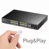 Cudy FS1018PS1 netwerk-switch 18 Fast Ethernet-poorten PoE