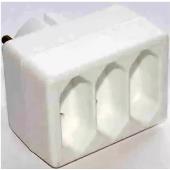 Stopcontactdoos Type-C e+p EA 3 wit