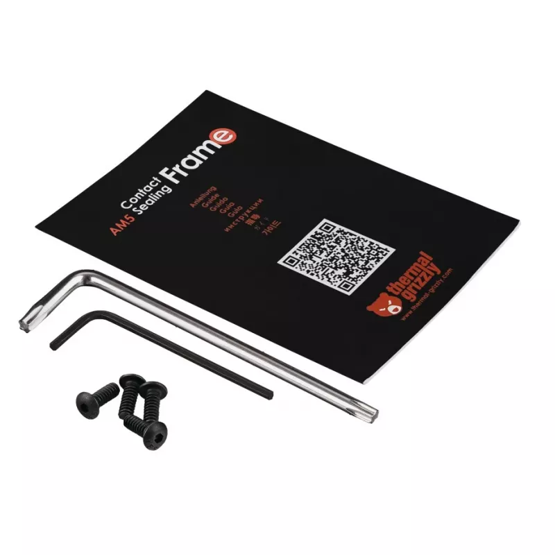 Frame-upgradekit Thermal Grizzly TG-CSF-AM5 aluminium zwart
