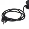 Power extension MACLEAN MCE11 — 8 AC stopcontacten, 1.5 m kabel, indoor, zwart, met aan/uit-schakelaar