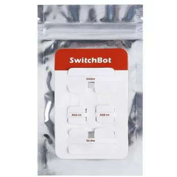 SwitchBot Add-On Sticker draadloze bediening — smart home add-on sticker (ADD-ONSTICKER)