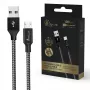 Oplaadkabel Extralink Smart Life 15W USB-A naar microUSB 100 cm PVC 5V 2,4A zwart