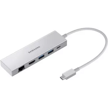 Samsung EE-P5400 USB-C multiport-adapter, zilver