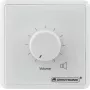 Omnitronic ELA LS-regelaar 80711002 10 W mono witte volumeregelaar voor ELA-systemen