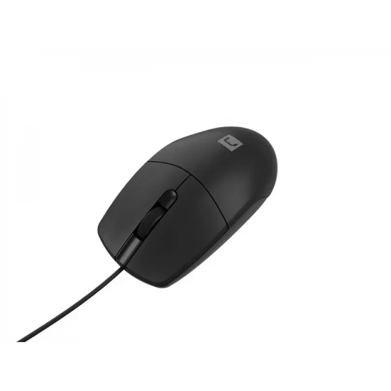 Bekabelde bureaumuis NATEC Ruff Plus USB Type-A, rechtshandig, 1200 DPI, 3 knoppen, zwart
