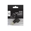HDMI-adapter GEMBIRD A-HDMI90-FML, HDMI naar HDMI, haakse 90°-adapter, zwart