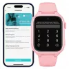 Smartwatch Stelio Junior Pro AI 4G ST-SWJ102-PK — kinder-4G-horloge, roze