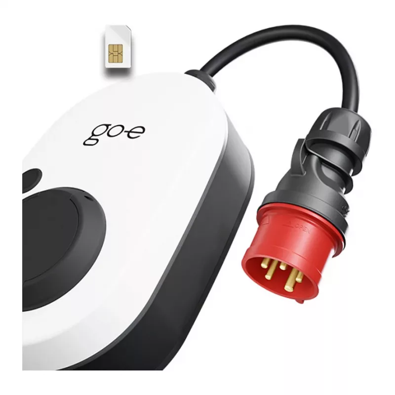 go-e Gemini flex 2.0 zwart wit wallbox 11000W Type 2