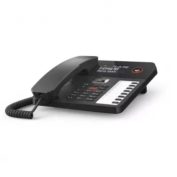 DECT-telefoon Gigaset DESK 800A bedrade handset 200 telefoonboekvermeldingen zwart
