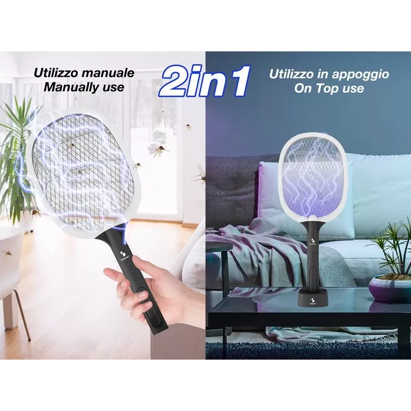 Beper P206ZAN250 oplaadbare insectenvanger met standaard, 2 W