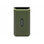 Transcend ESD380C TS2TESD380C draagbare SSD 2 TB, USB 3.2 Gen 2x2, USB-C, 2000 MB/s, militair groen