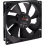 Inter-Tech F-92-S 88885180 behuizingsventilator, 92 x 92 x 25 mm, 1500 rpm, 24 dB, zwart