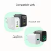 Kabel USB-C-USB-C PowerStream 100W gevlochten 1,2m wit